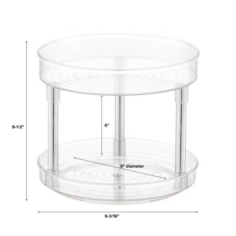 Container Store 2-Tier Lazy Susan - Picture 6 of 17